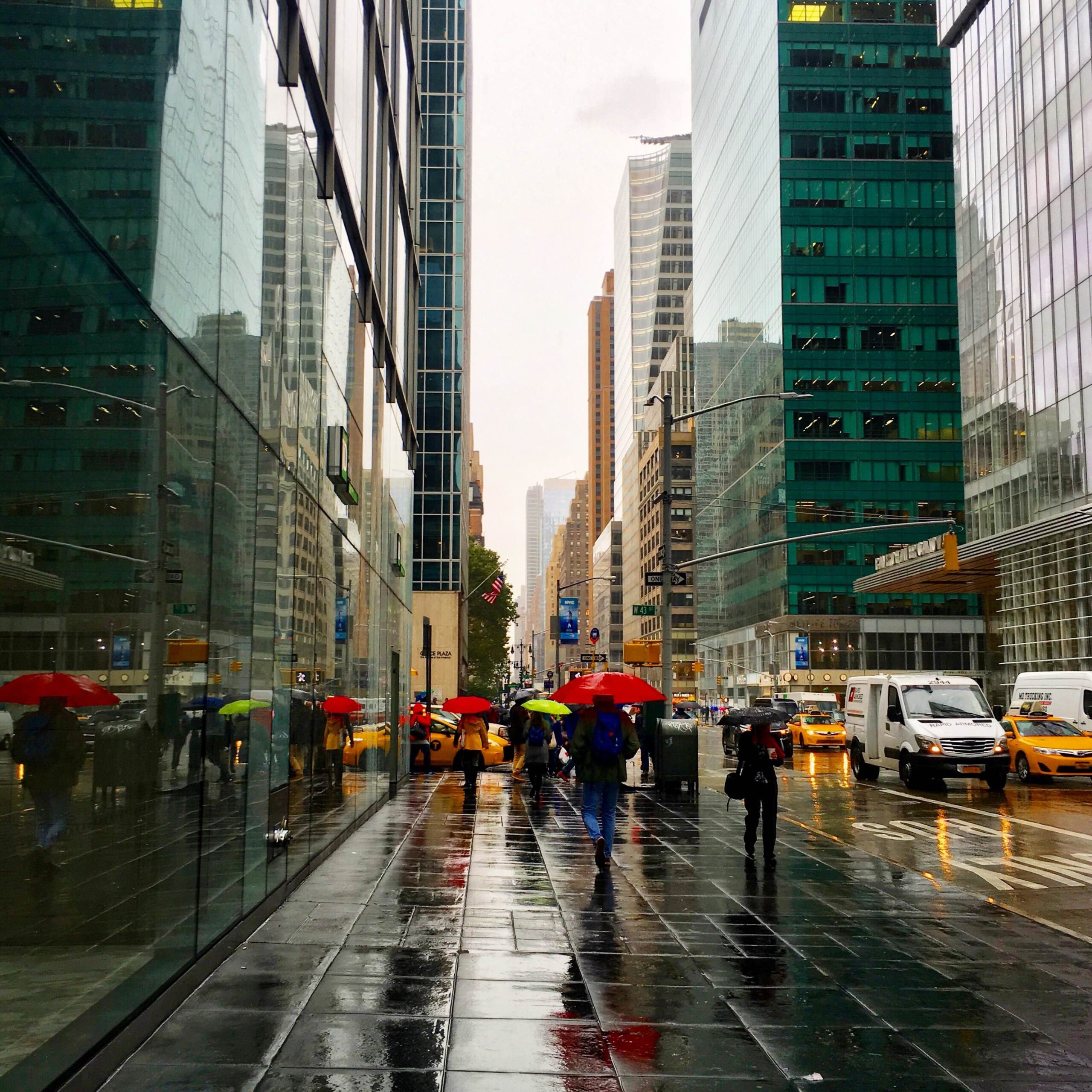rain madison avenue