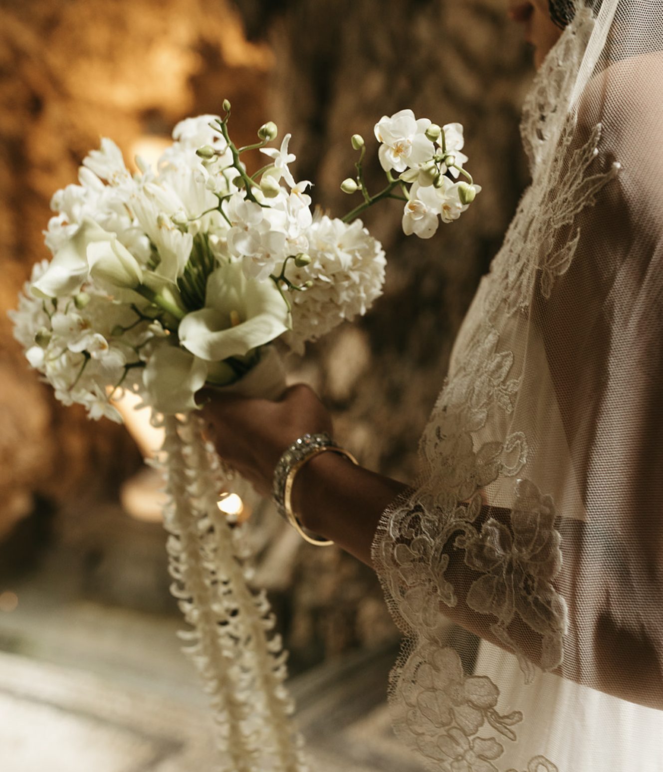 Dried Orchids - Bridal Bouquet