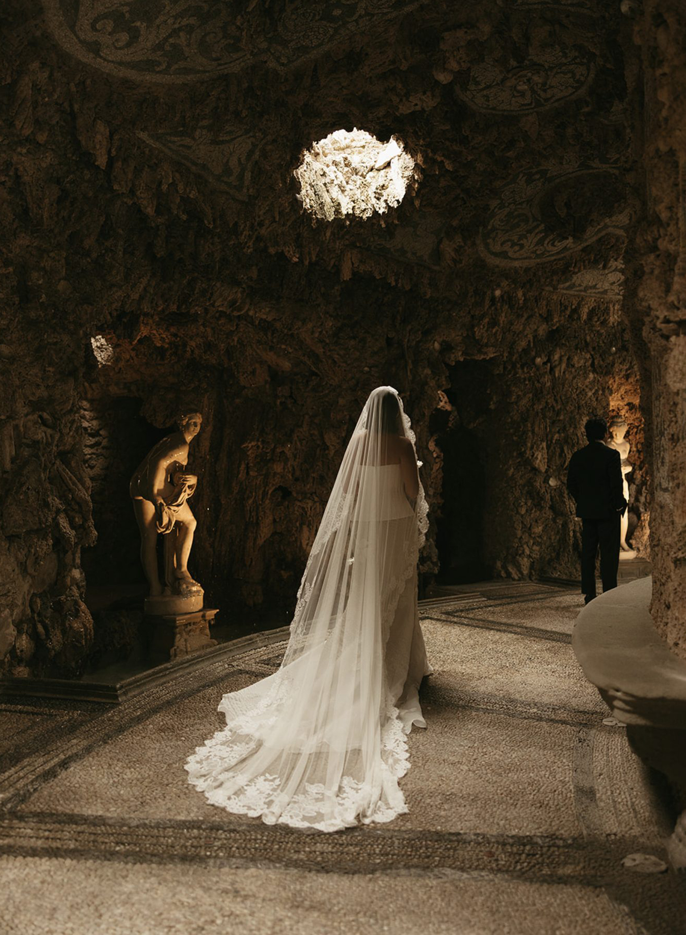 Dried Orchids - Italian wedding dress